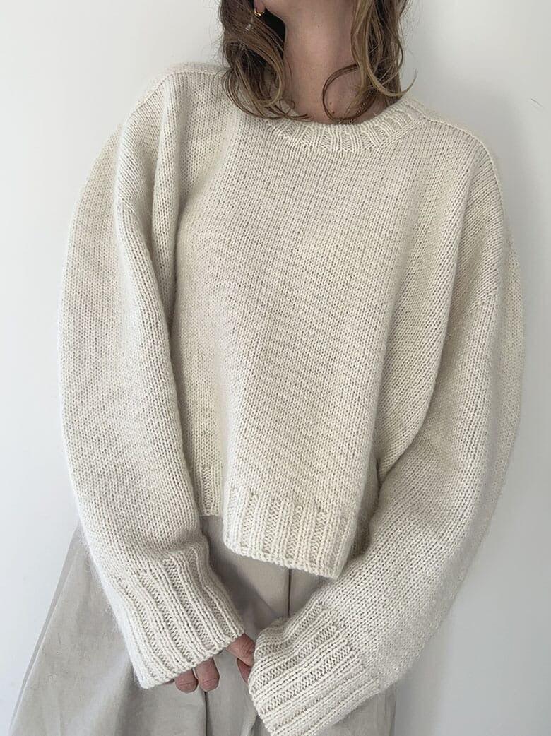 Pull sophistiqué à col rond classique