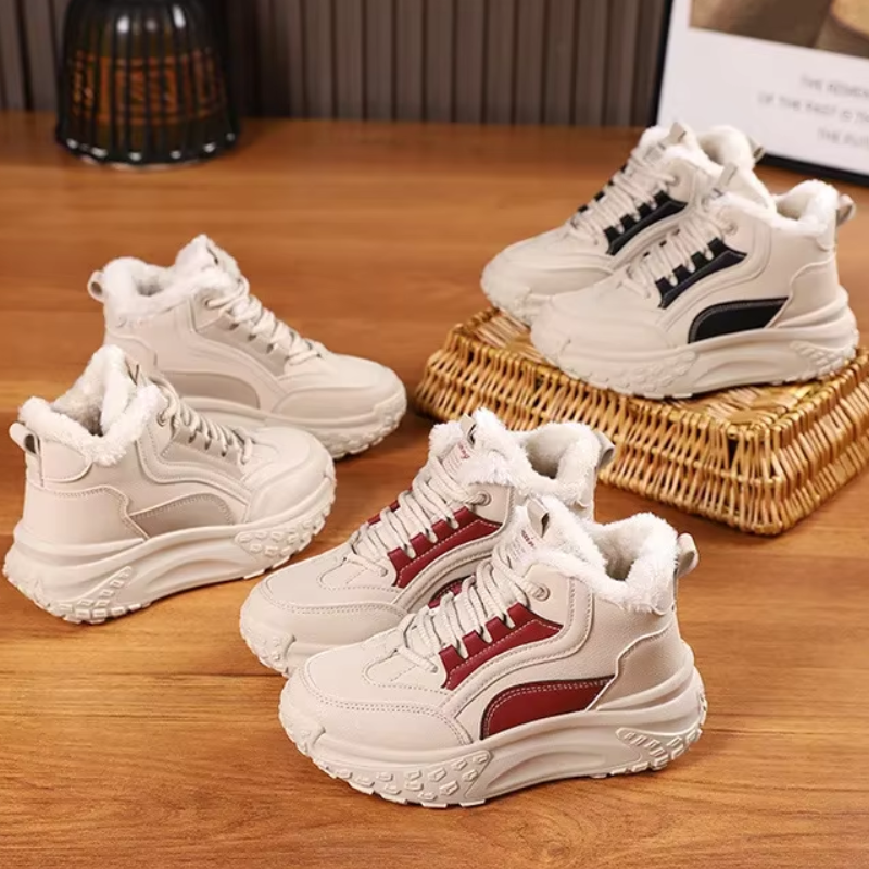 Eva - Chaussures D'Hiver Souples À Bout Rond Pour Femmes