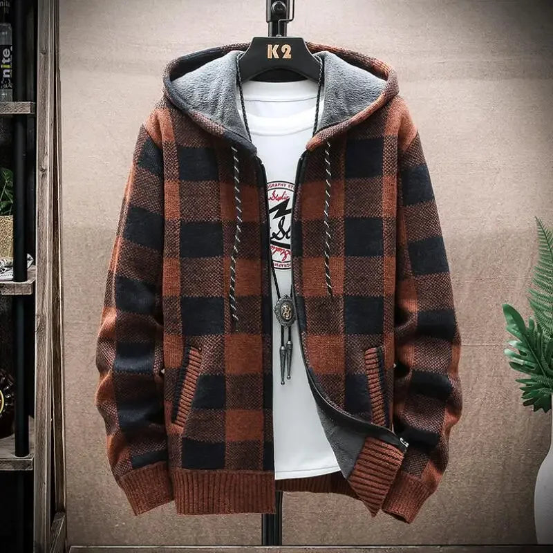 "Veste à Carreaux Élégante pour un Style Tendance "