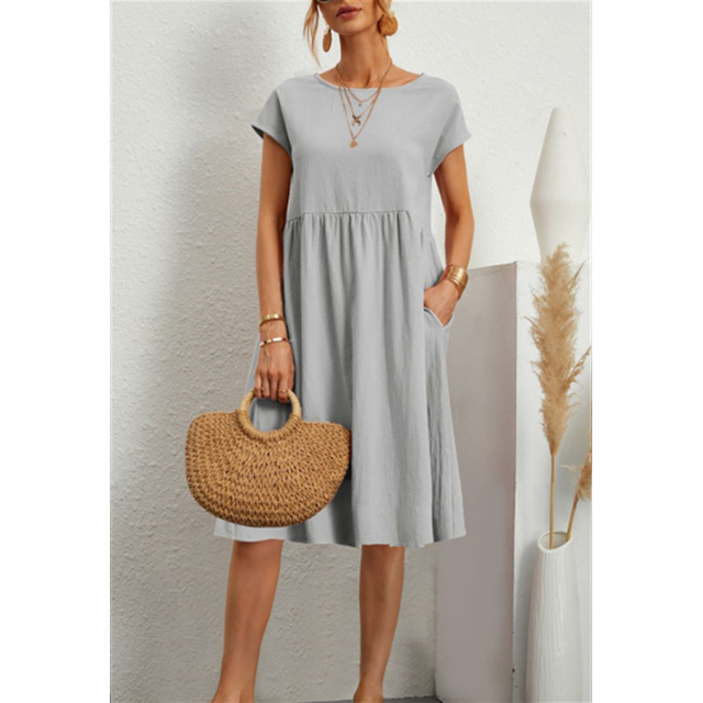 Kasandra - Robe midi d'été en coton