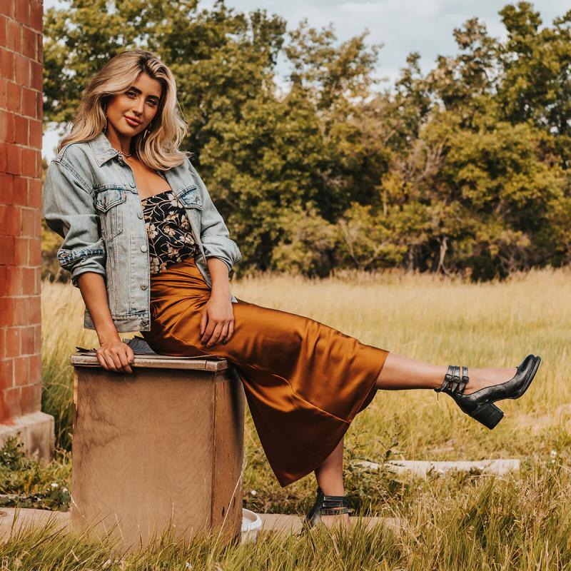 Elise - Chaussures à Talons Hauts Vintage