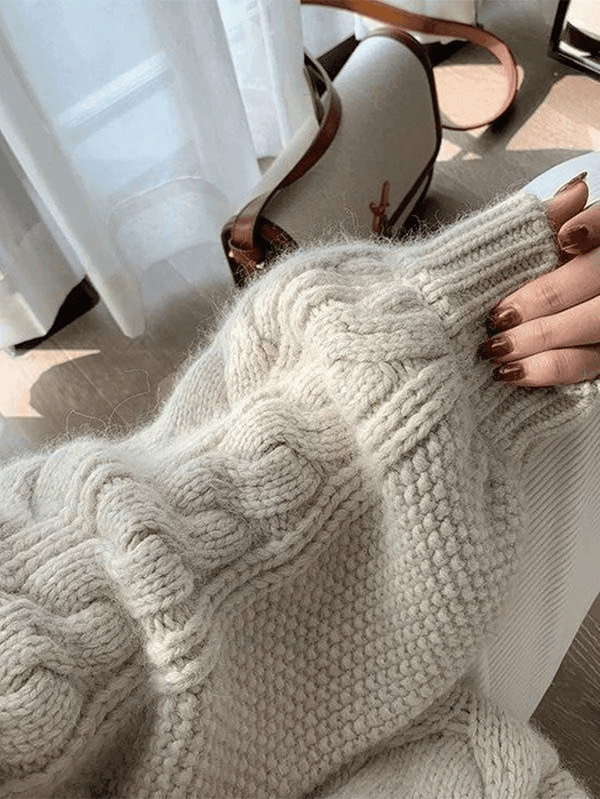 Pull en tricot douillet pour les journées froides