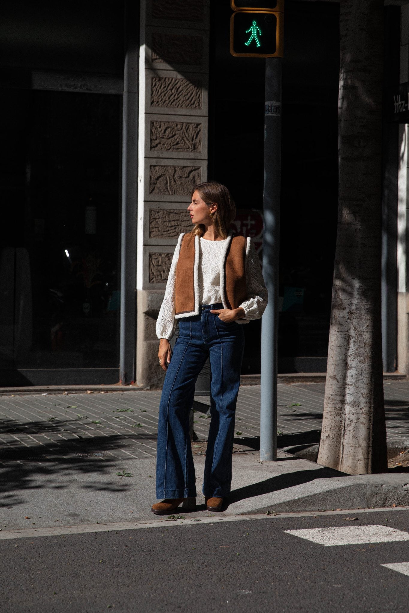 Gilet sans manches élégant pour un look polyvalent