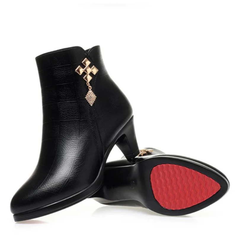 Bottes zippées pour femme - Guillemette