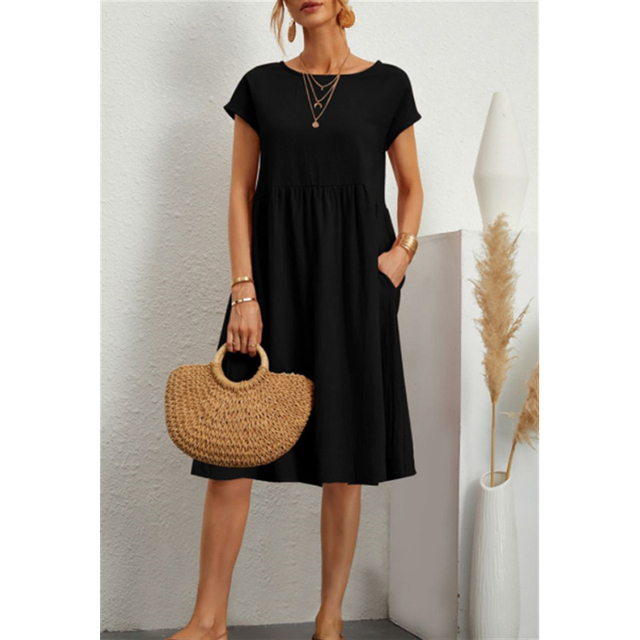 Kasandra - Robe midi d'été en coton