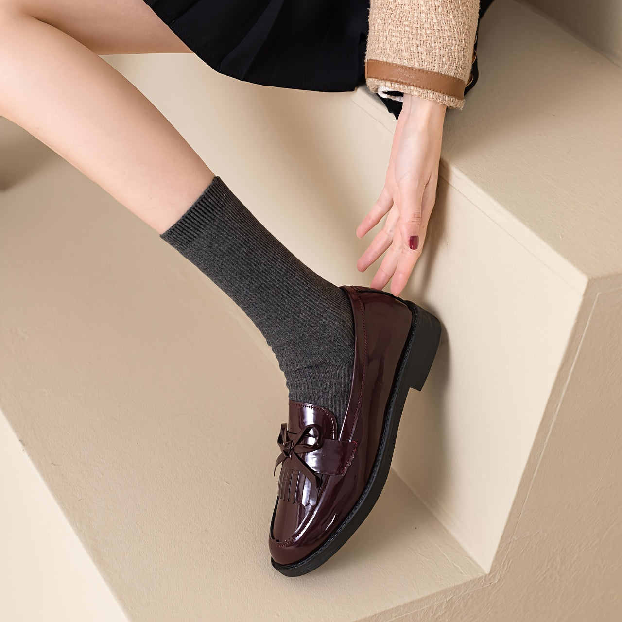 Florence - Mocassins En Cuir Verni