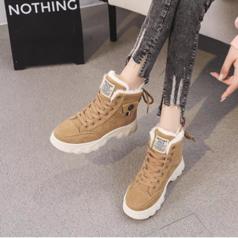 Camille - Chaussures hautes simples d'hiver pour dames