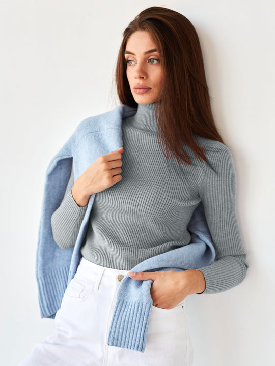 Pull à Col Roulé Femme - Indispensable d'Automne et Élégance