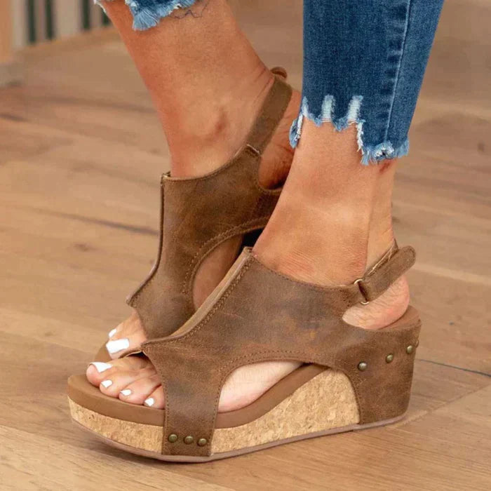 ESTHER wedge heel | En été, vous pouvez marcher en toute sécurité et sans douleur