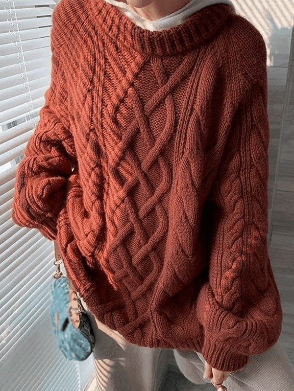 Pull en tricot douillet pour les journées froides