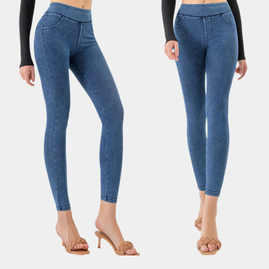 Alyssa - Leggings en denim ajustés pour femmes