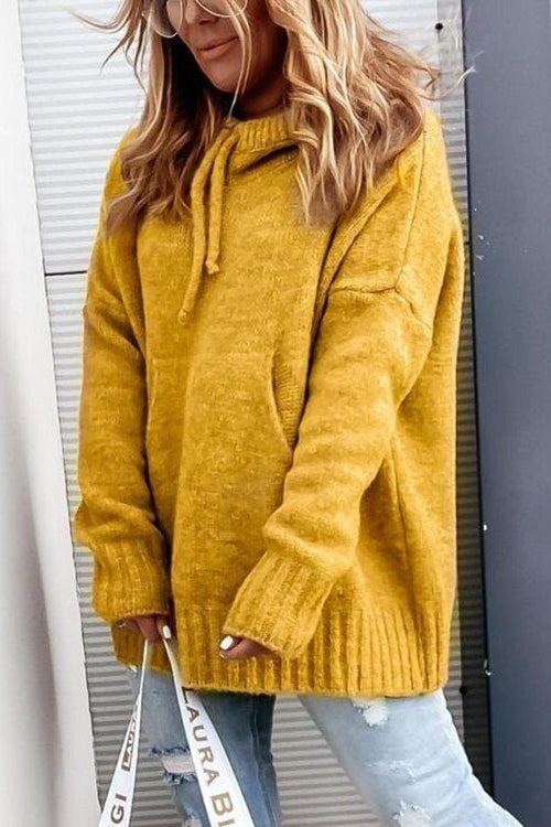 Sophie - Pull avec capuche et poches originales pour femme