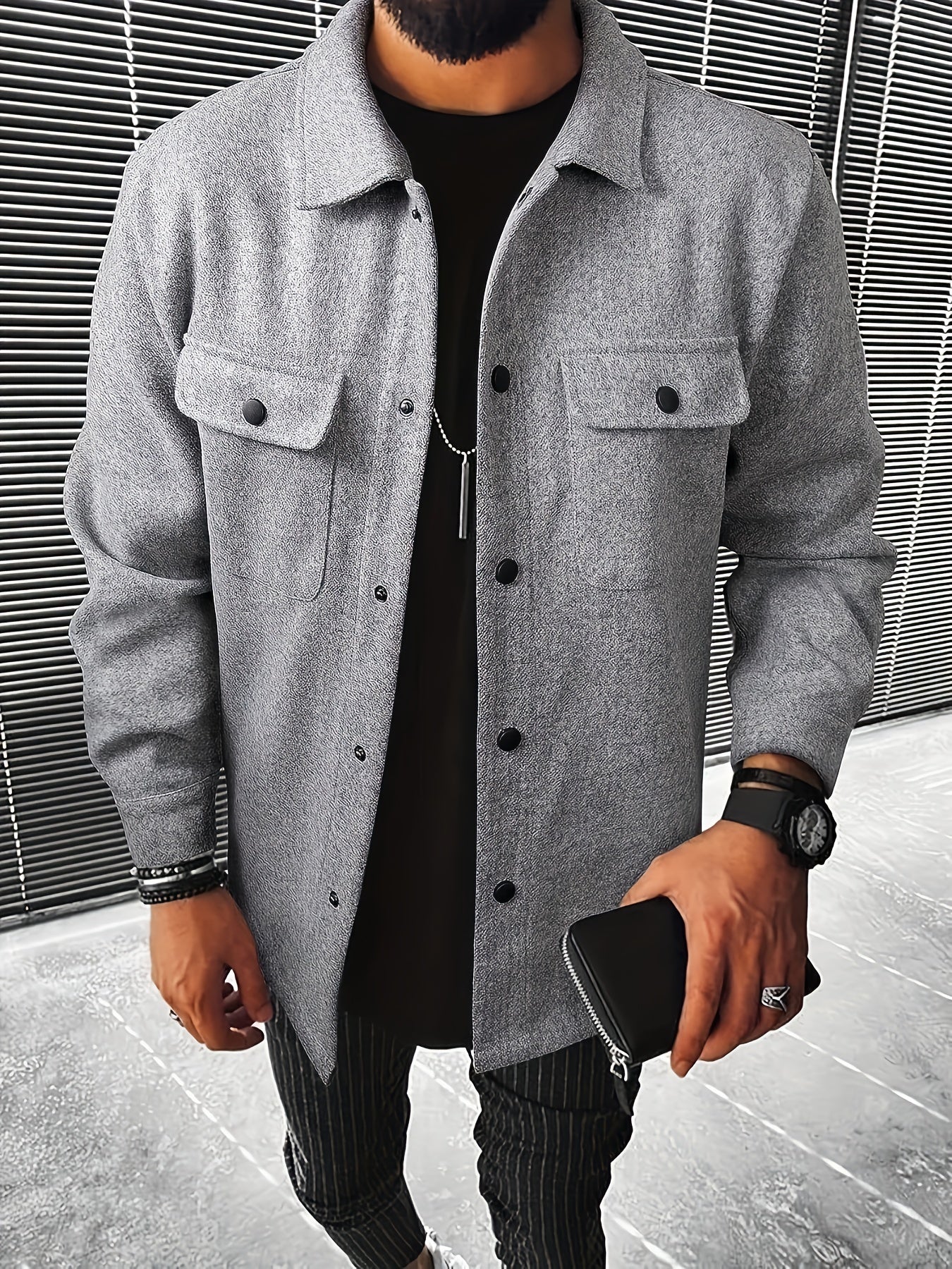 Veste élégante pour homme avec poches pratiques