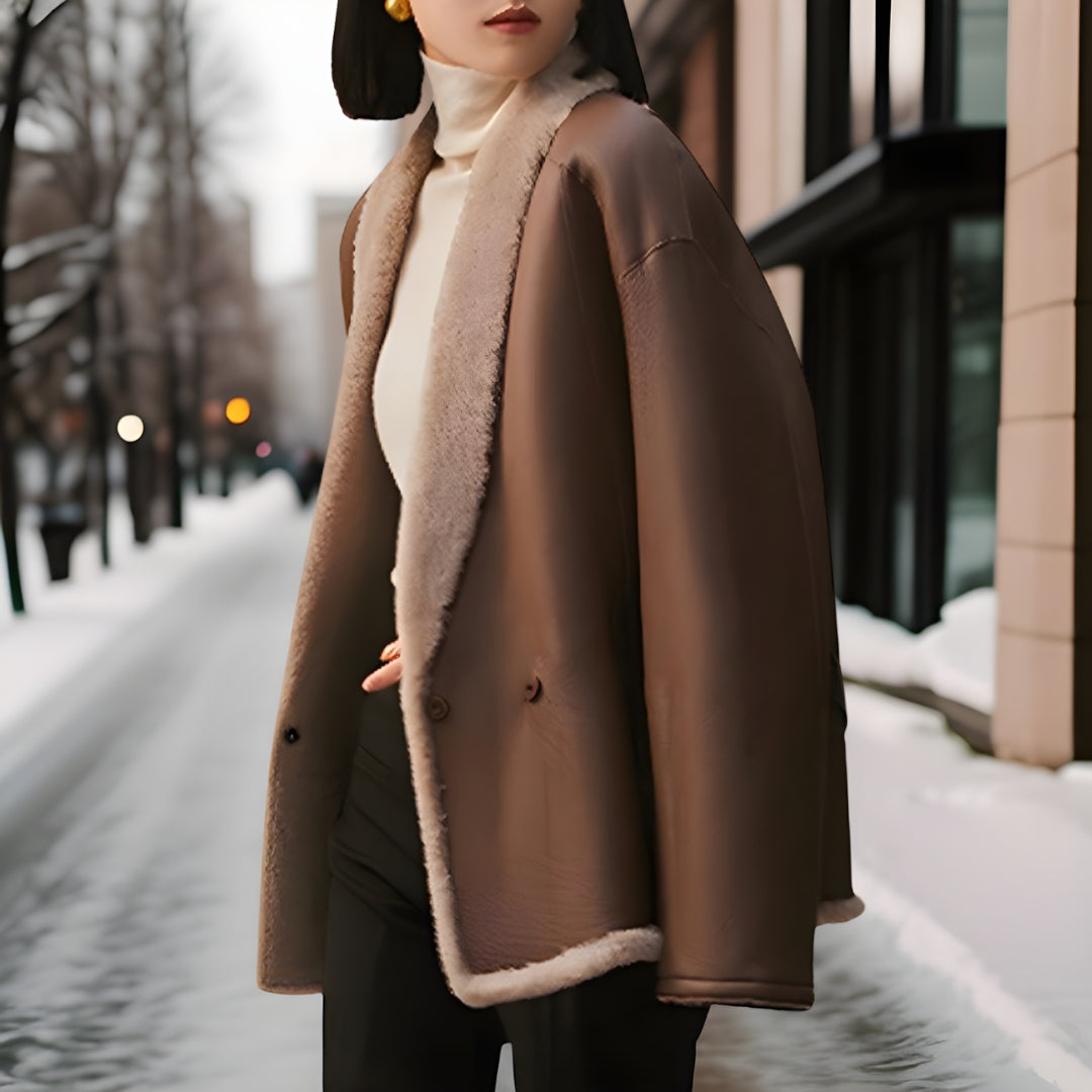 Tamara - Manteau de fourrure Deux en un Wenbdar