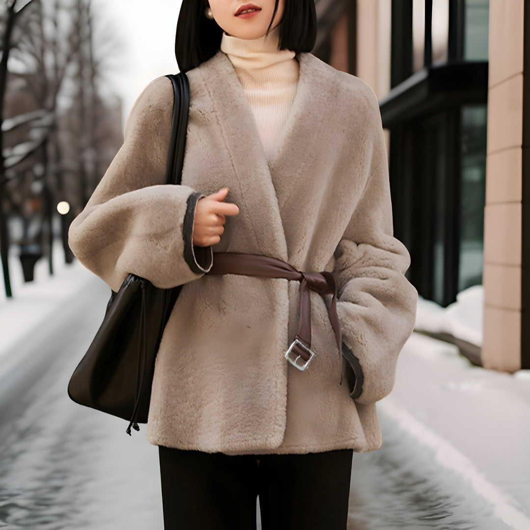 Tamara - Manteau de fourrure Deux en un Wenbdar
