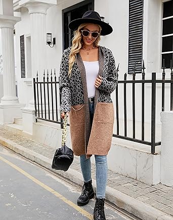 Gilet imprimé léopard - Segolene