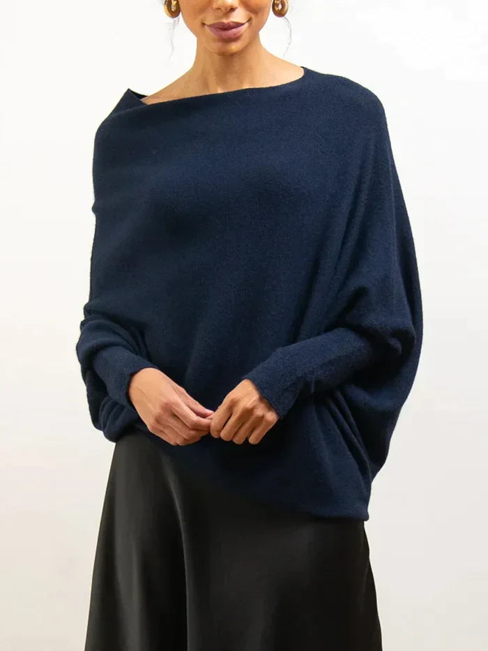 Elise - Pull Drapé Asymétrique pour Femmes