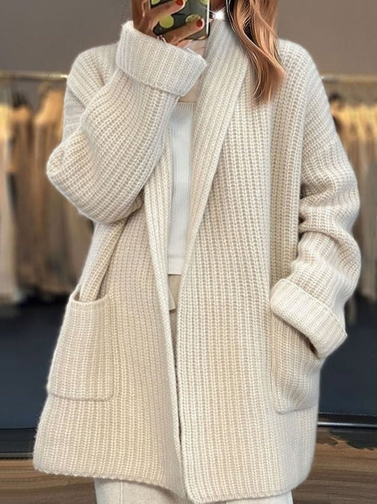 Cardigan uni confortable - Karen