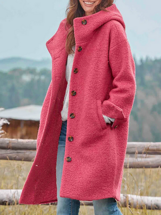 Manteau à col boutonné pour femme - Beitris