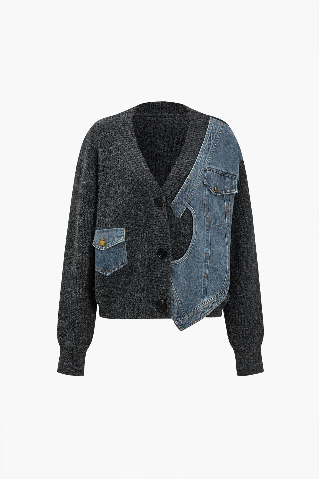 La Vie │ Cardigan asymétrique en denim