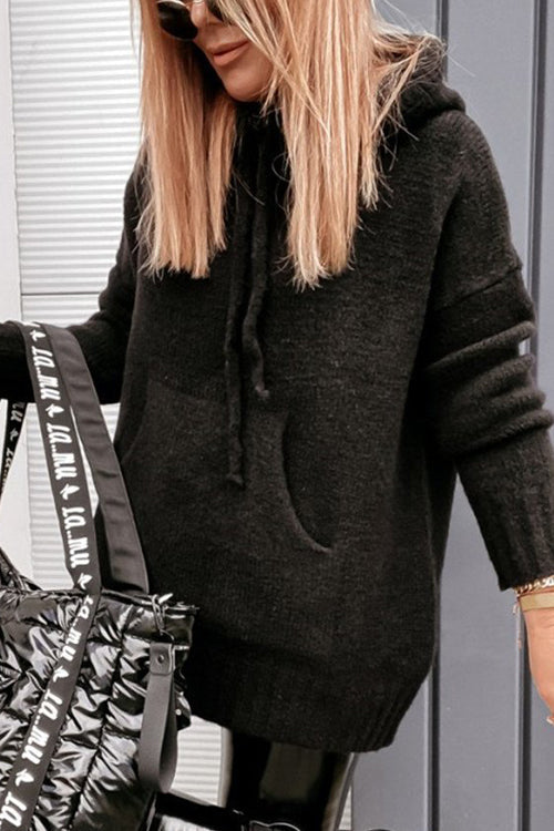 Sophie - Pull avec capuche et poches originales pour femme
