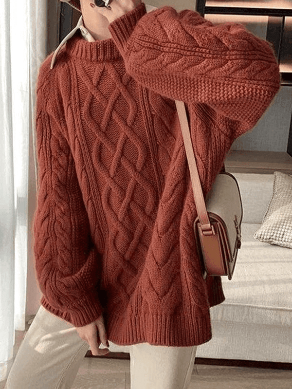 Pull en tricot douillet pour les journées froides