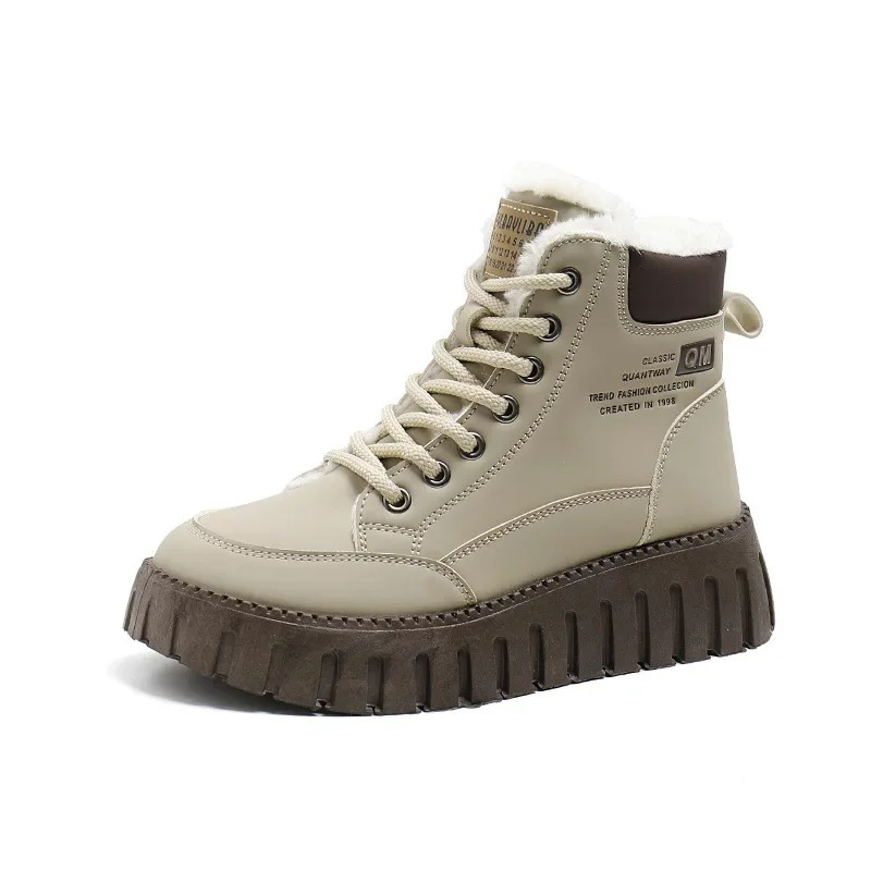 Isabelle - Chaussures d'hiver souples et imperméables à la fourrure pour dames
