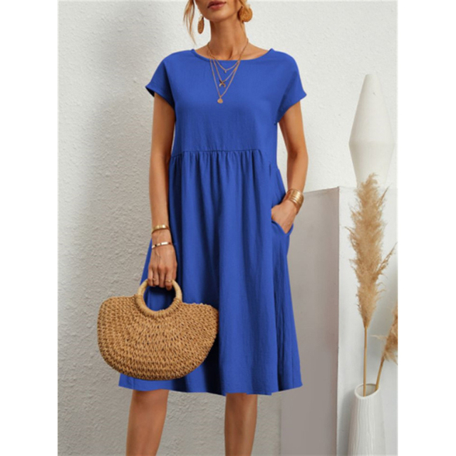 Kasandra - Robe midi d'été en coton