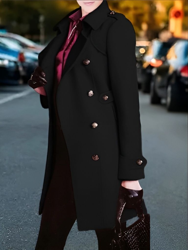 Manteau mi-long élégant pour femme - Dairine