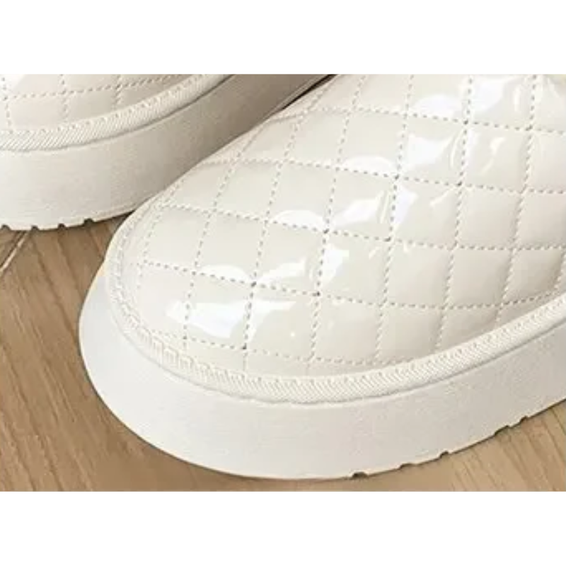 Gabrielle - Bottes d'hiver rembourrées à bout rond