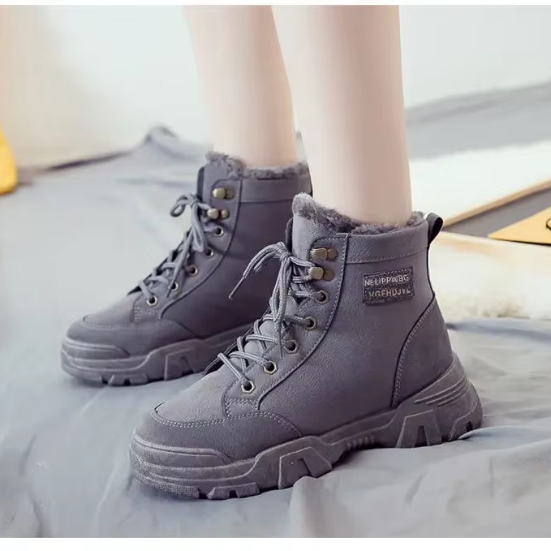 Amber - Chaussures D'Hiver À Semelles Épaisses Et Hautes Pour Dames