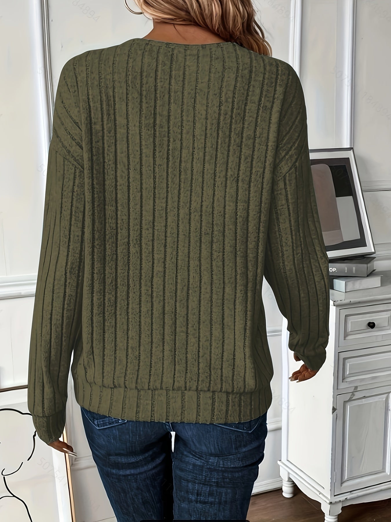 Camille - Blouse Casual Printemps à Manches Longues pour Femmes