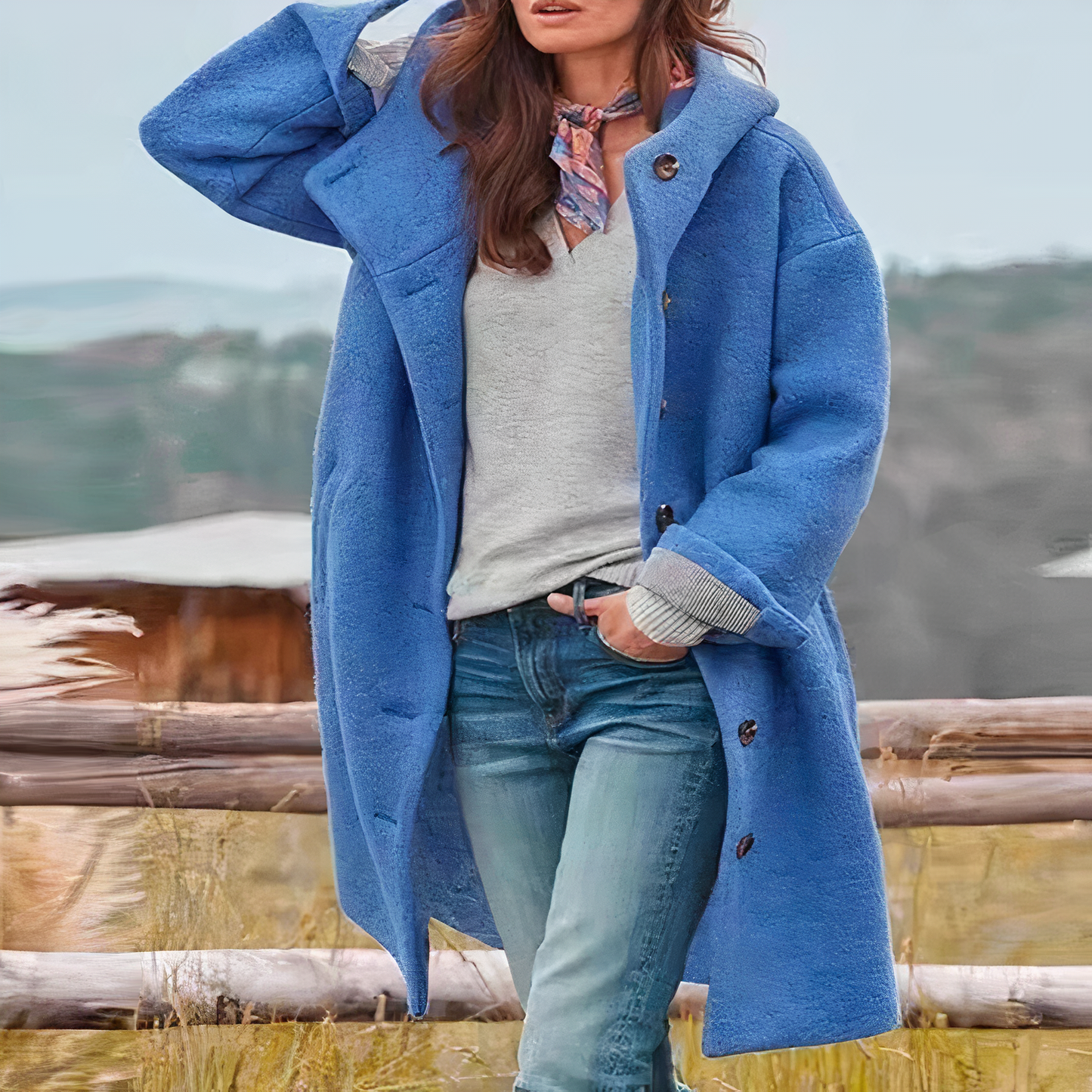 Chantal - Veste En Laine Élégante