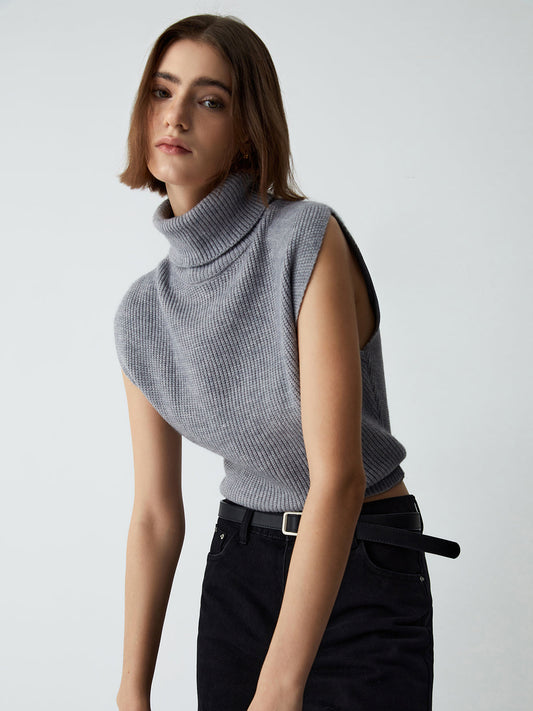 La Vie │ Gilet à col roulé