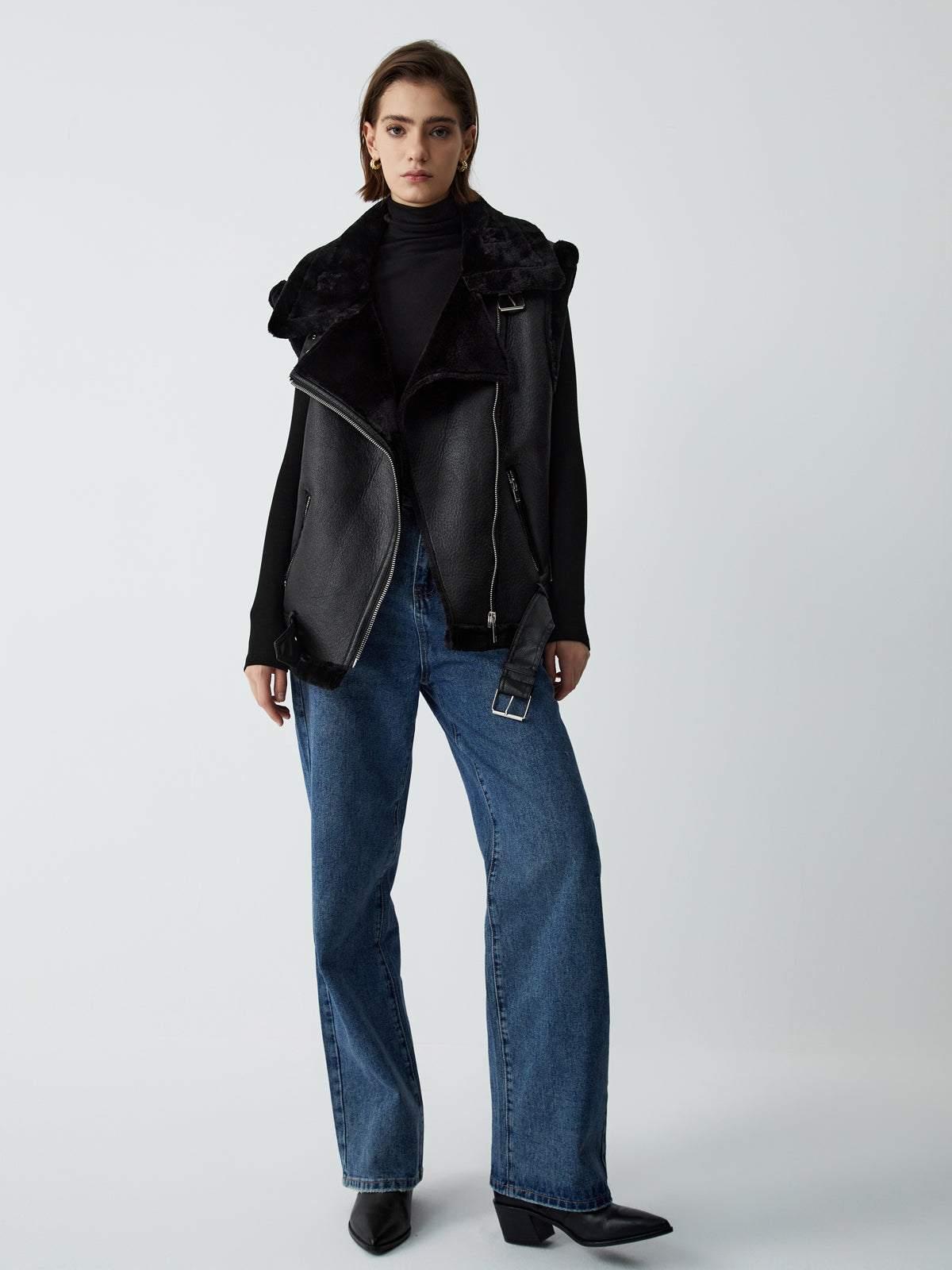 La Vie │ Gilet en faux cuir