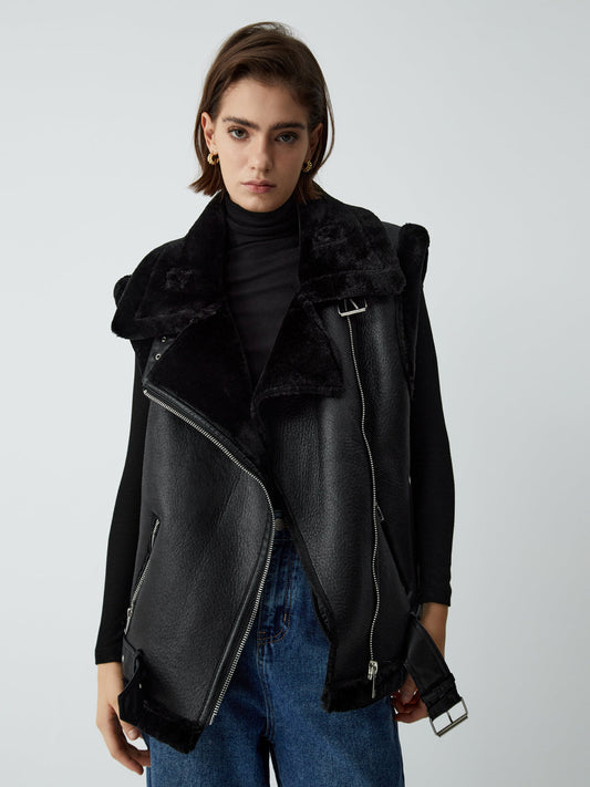 La Vie │ Gilet en faux cuir