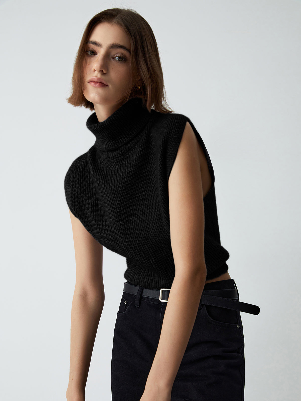 La Vie │ Gilet à col roulé