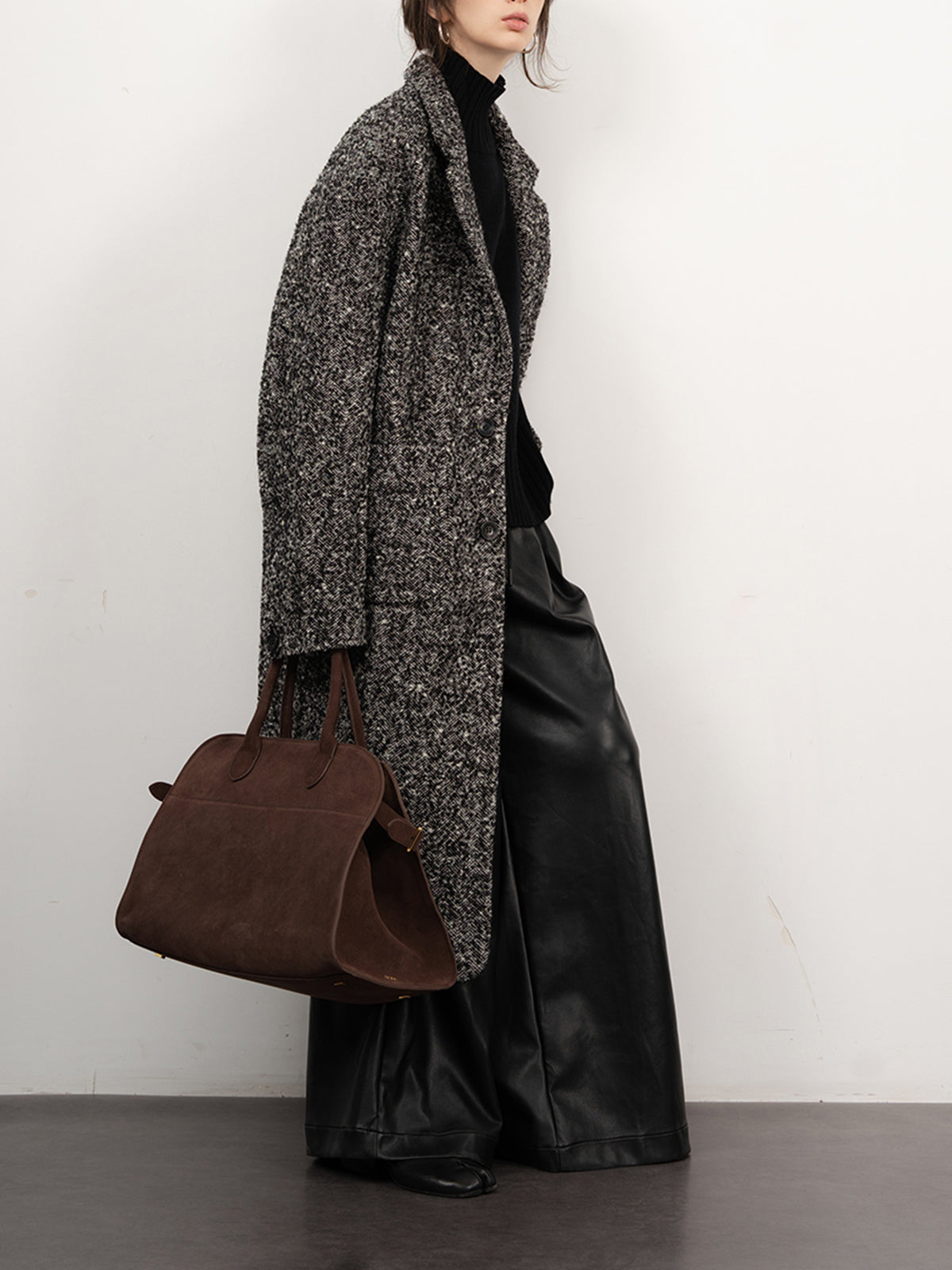 La Vie │ Manteau en laine bouclée