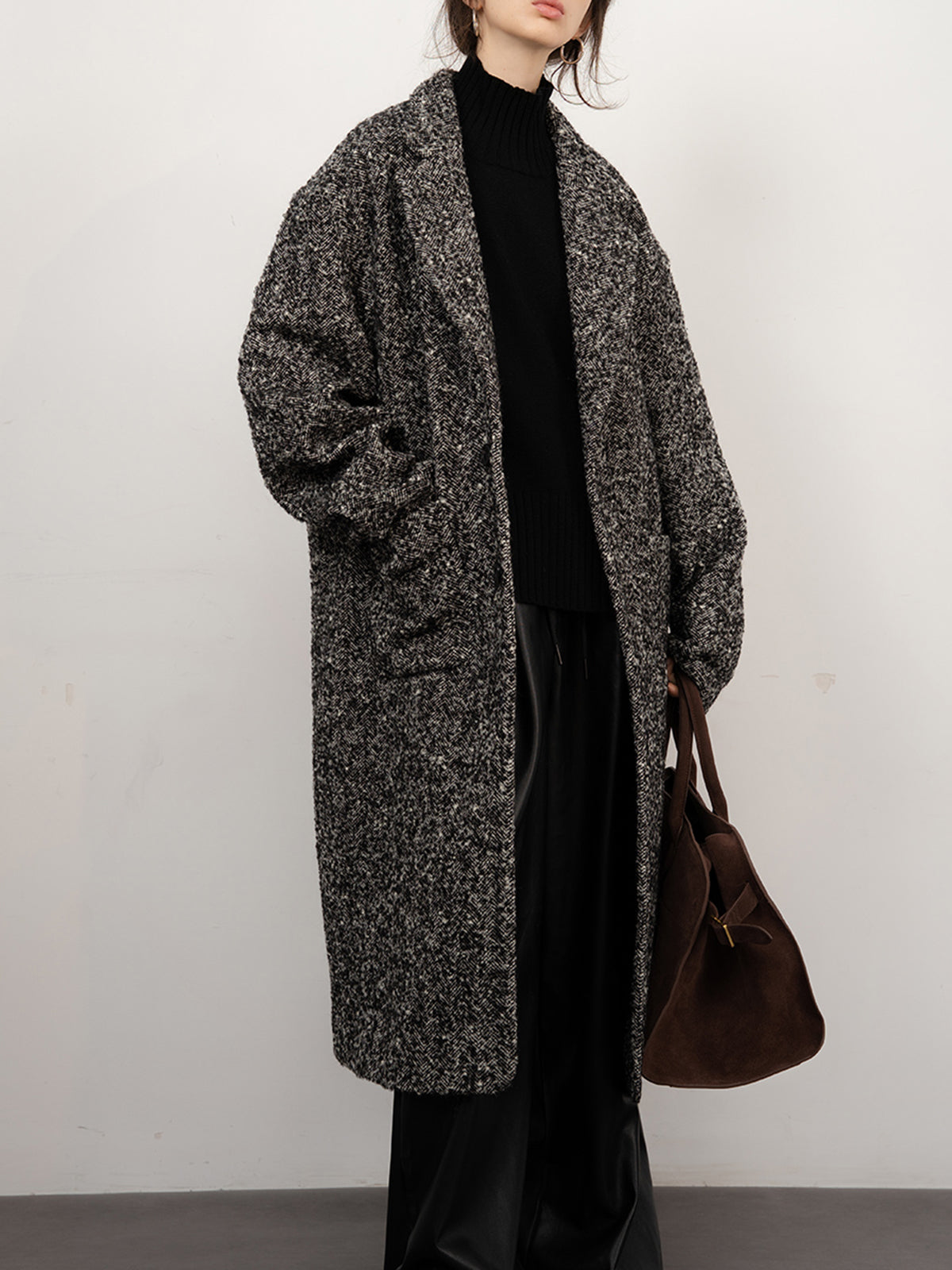 La Vie │ Manteau en laine bouclée