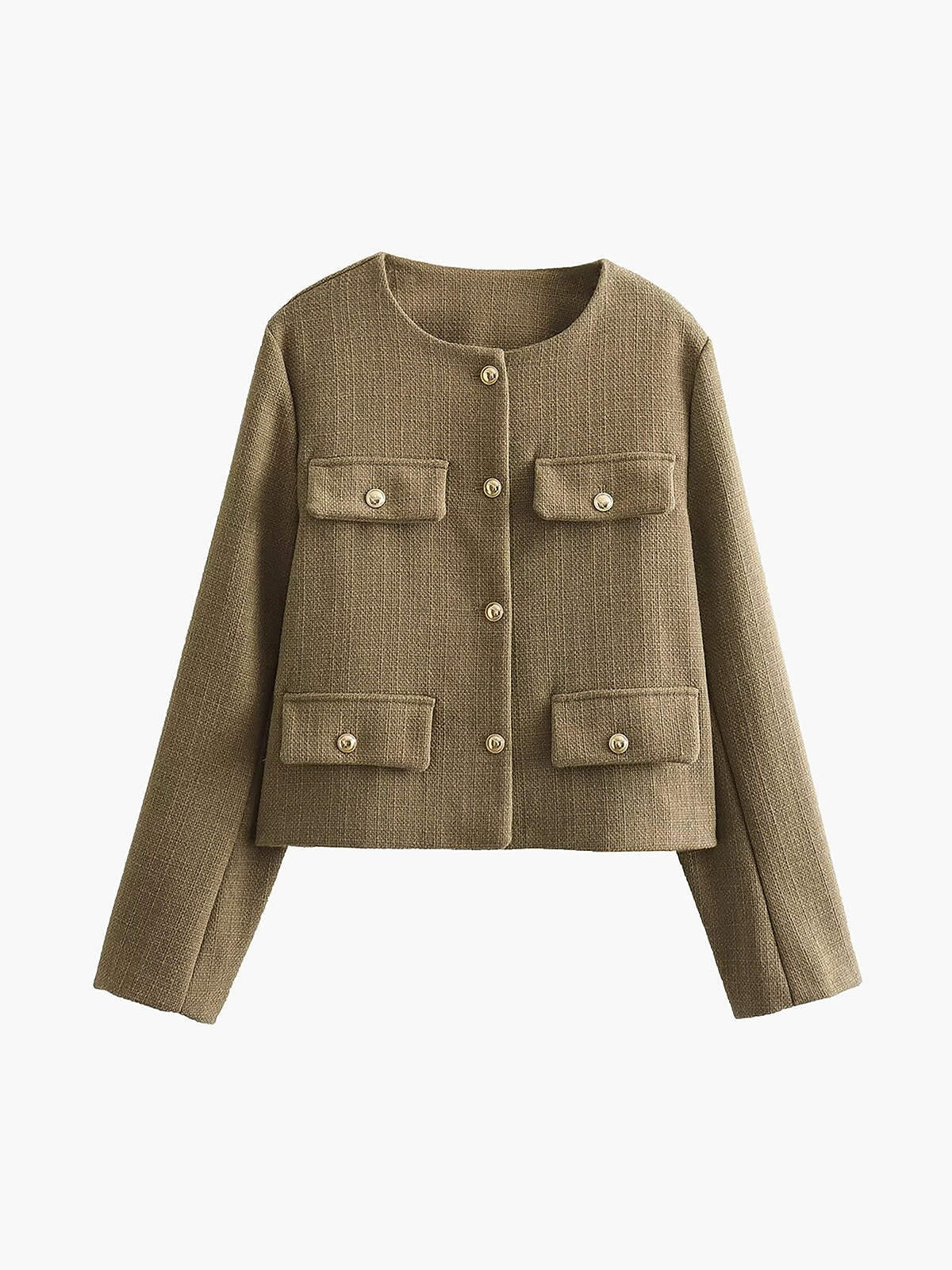 La Vie │ Blazer en tweed à boutons