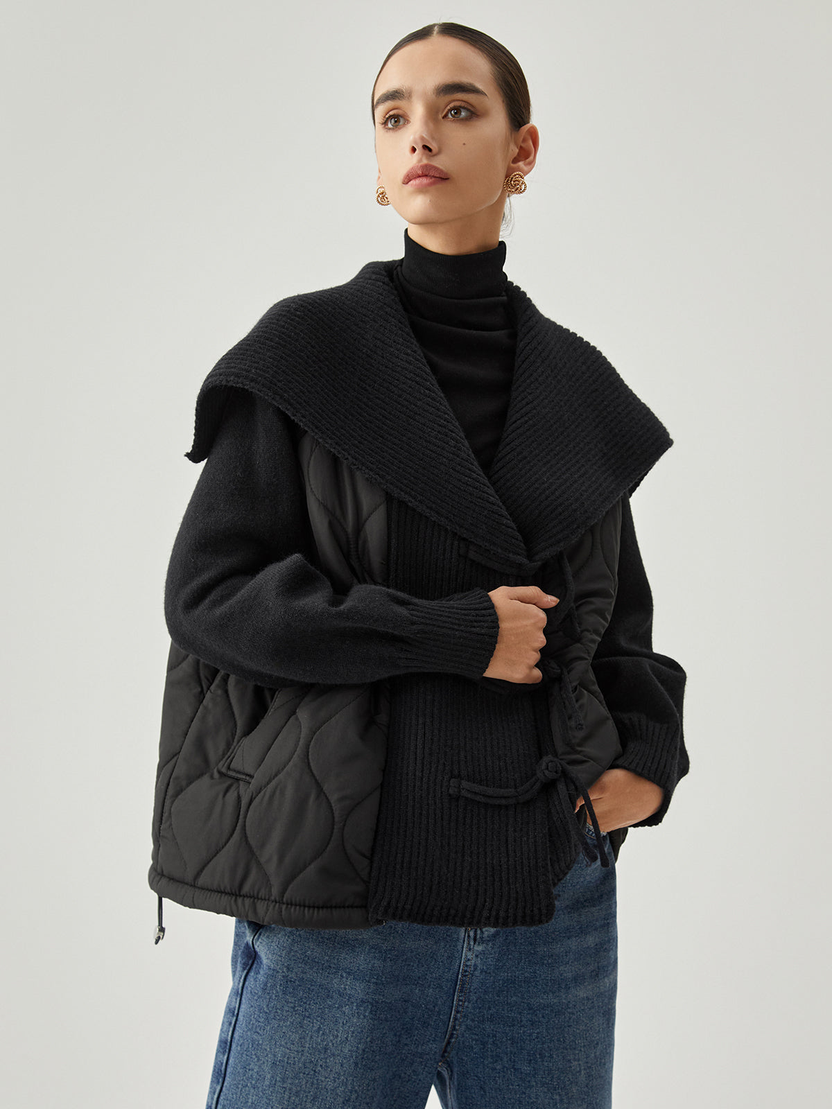 La Vie │ Manteau d'hiver géométrique