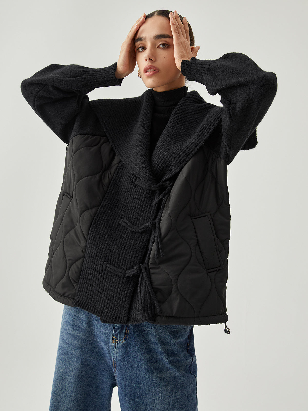 La Vie │ Manteau d'hiver géométrique