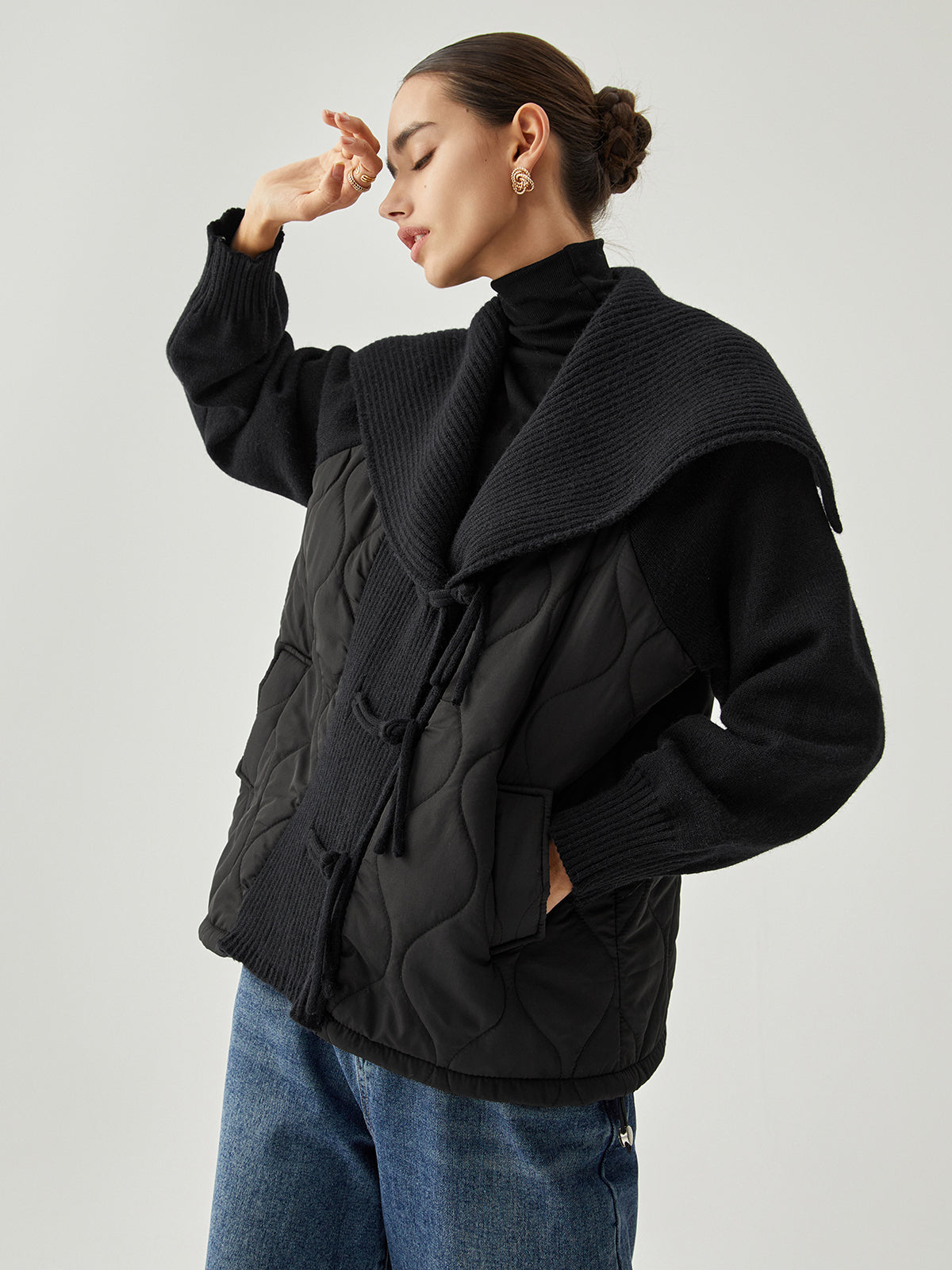 La Vie │ Manteau d'hiver géométrique