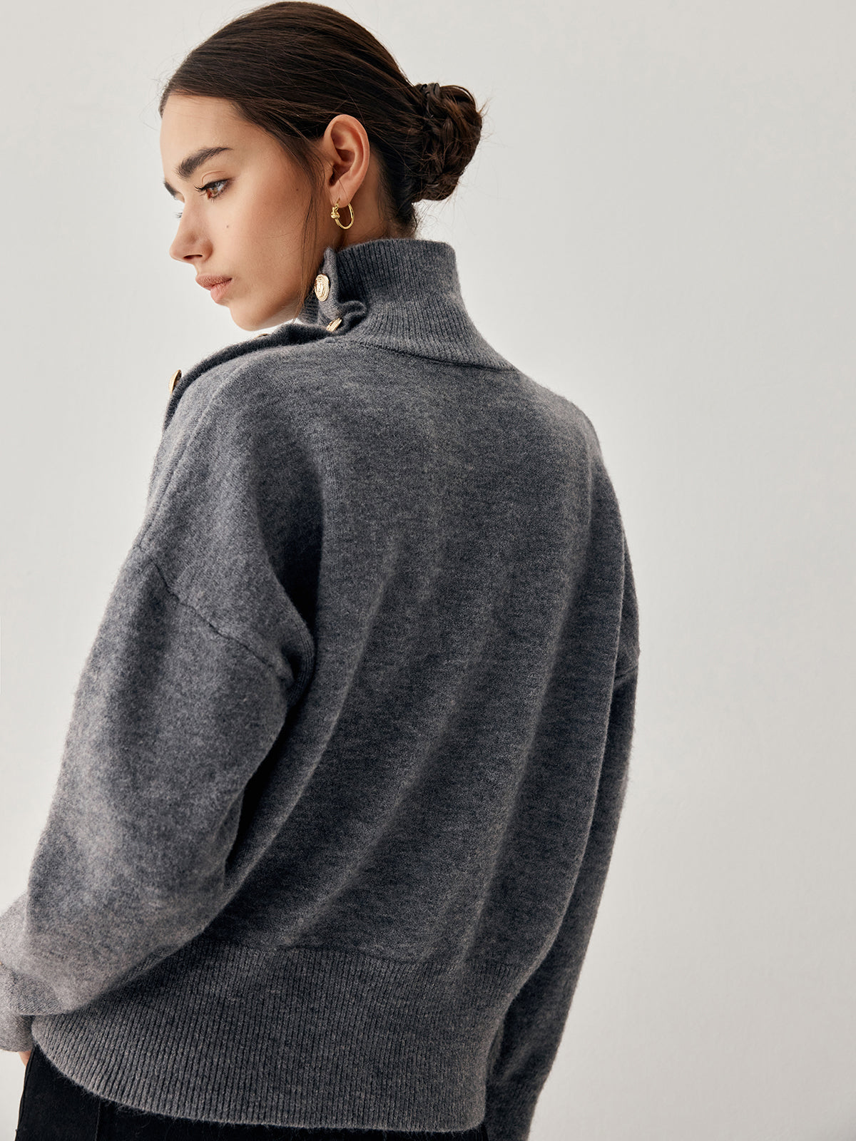 La Vie │ Pull à col roulé vintage