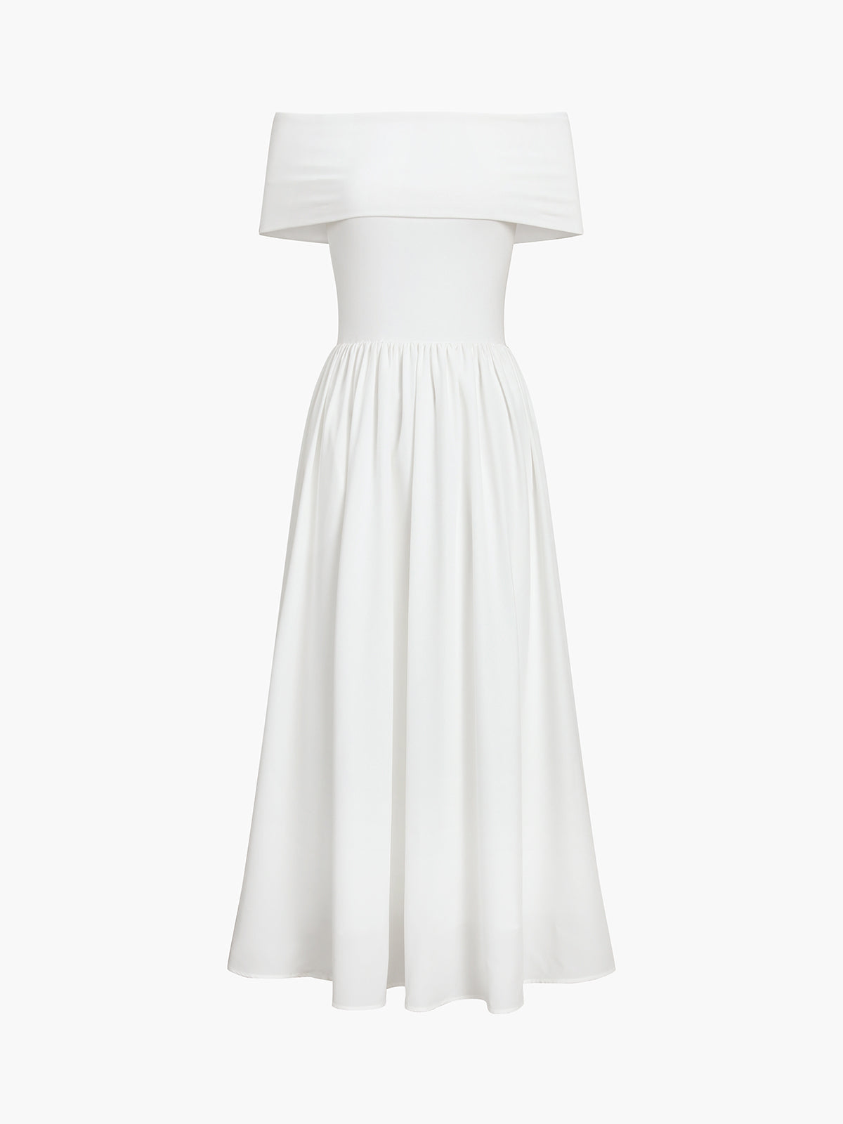 Isabelle - Frenchy Robe Longue Solide Sans Bretelles