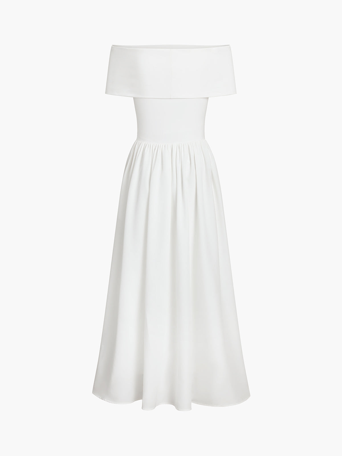 Isabelle - Frenchy Robe Longue Solide Sans Bretelles