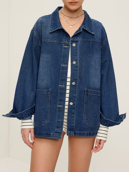 La Vie │ Veste en jean décontractée