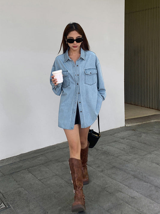 La Vie │ Veste en jean à revers