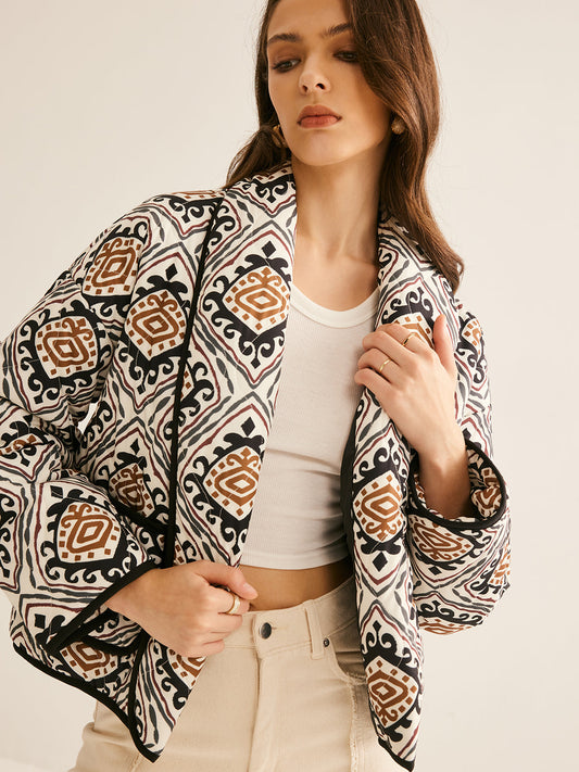 La Vie │ Manteau imprimé Boheme