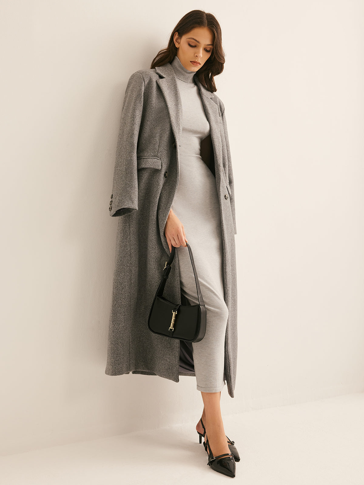 La Vie │ Manteau de laine à revers
